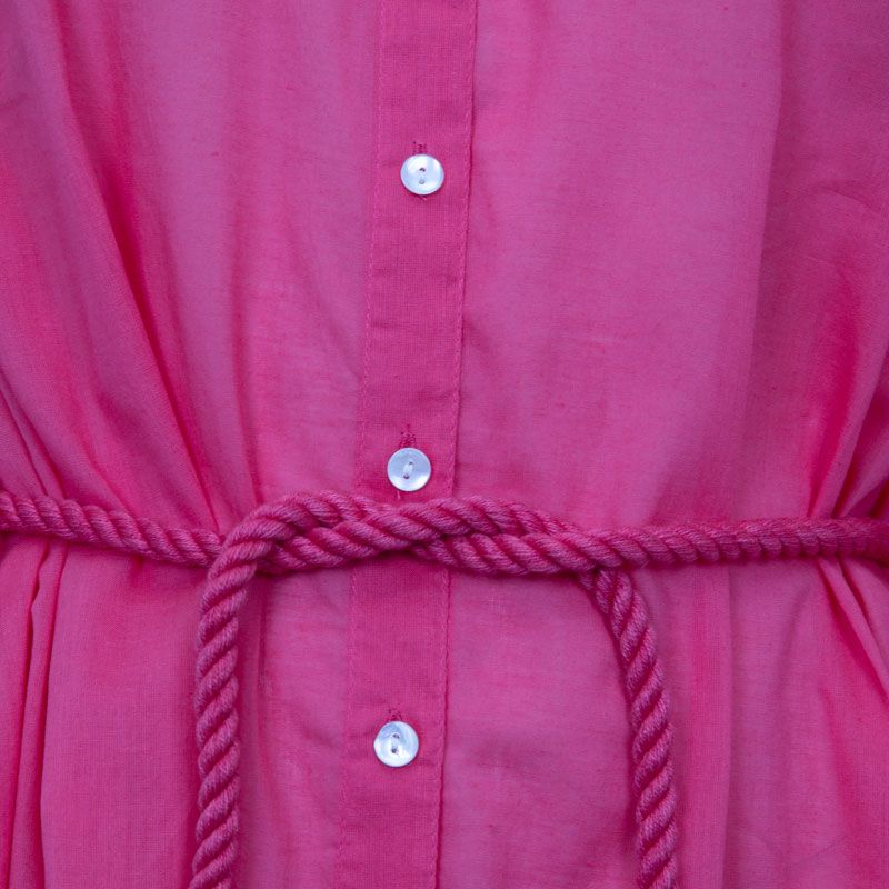 Women's Oggy Button-down Long Shirt Dress ANTIK BATIK