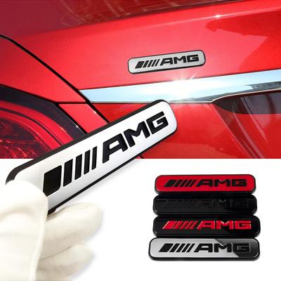 C200 E200 For Mercedes Benz 3D ABS Car Styling Body Rear Trunk AMG Emblem StickerDecor for Mercedes Benz A E C G M R S Class Sm