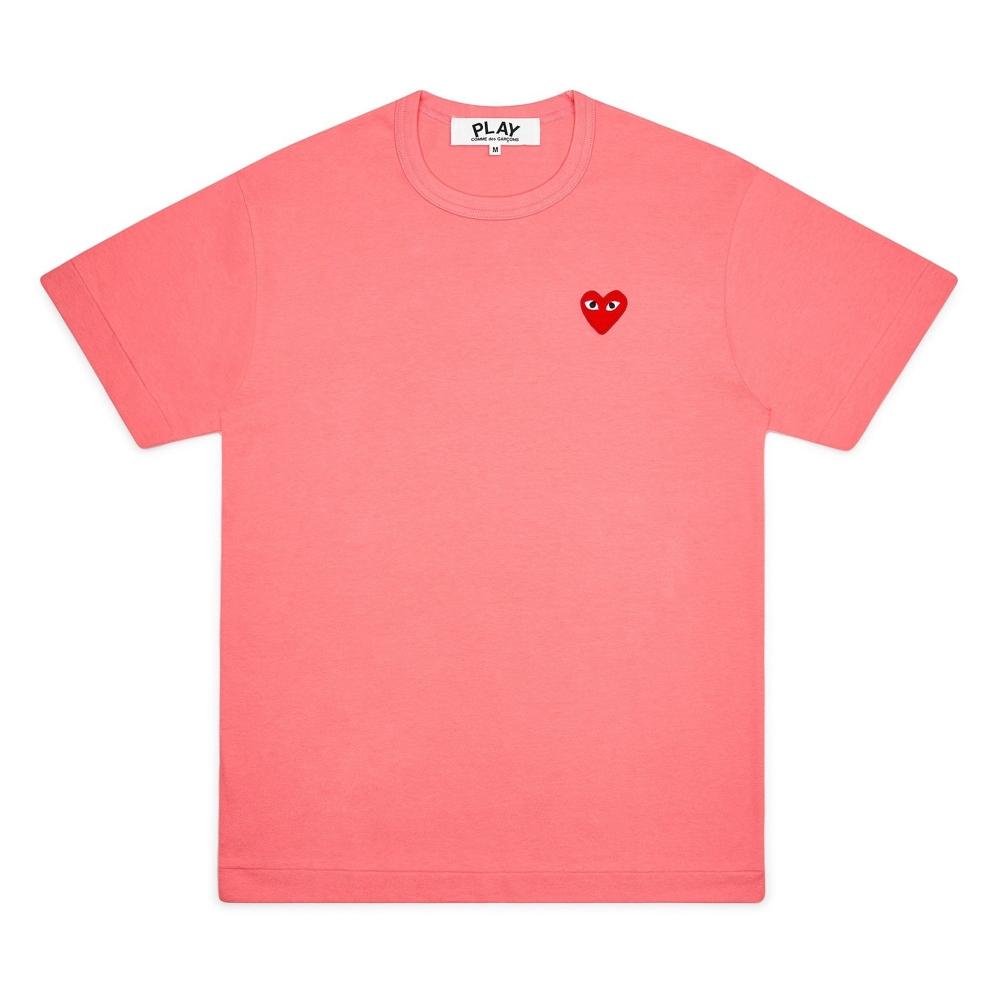 

PLAY Comme des Garc ons PLAY CDG Men T Shirt Pink AZ T272 051
