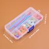 61pcs Multicolor Plastic Resin Small Clips Knitting Crochet Markers Locking Stitch Needle Clip Marking Rings DIY Sewing Tool