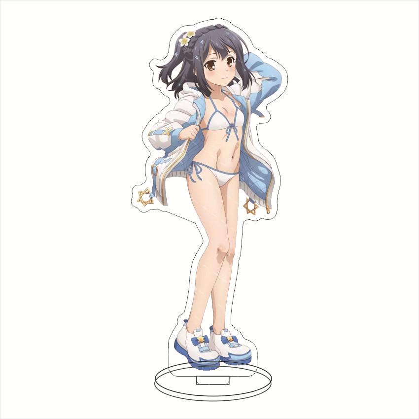Fate Kaleid Liner Anime Peripheral Illya Chloe Miyu Acrylic Figure Stand Desktop Decoration Kawaii Collect Gift Toy
