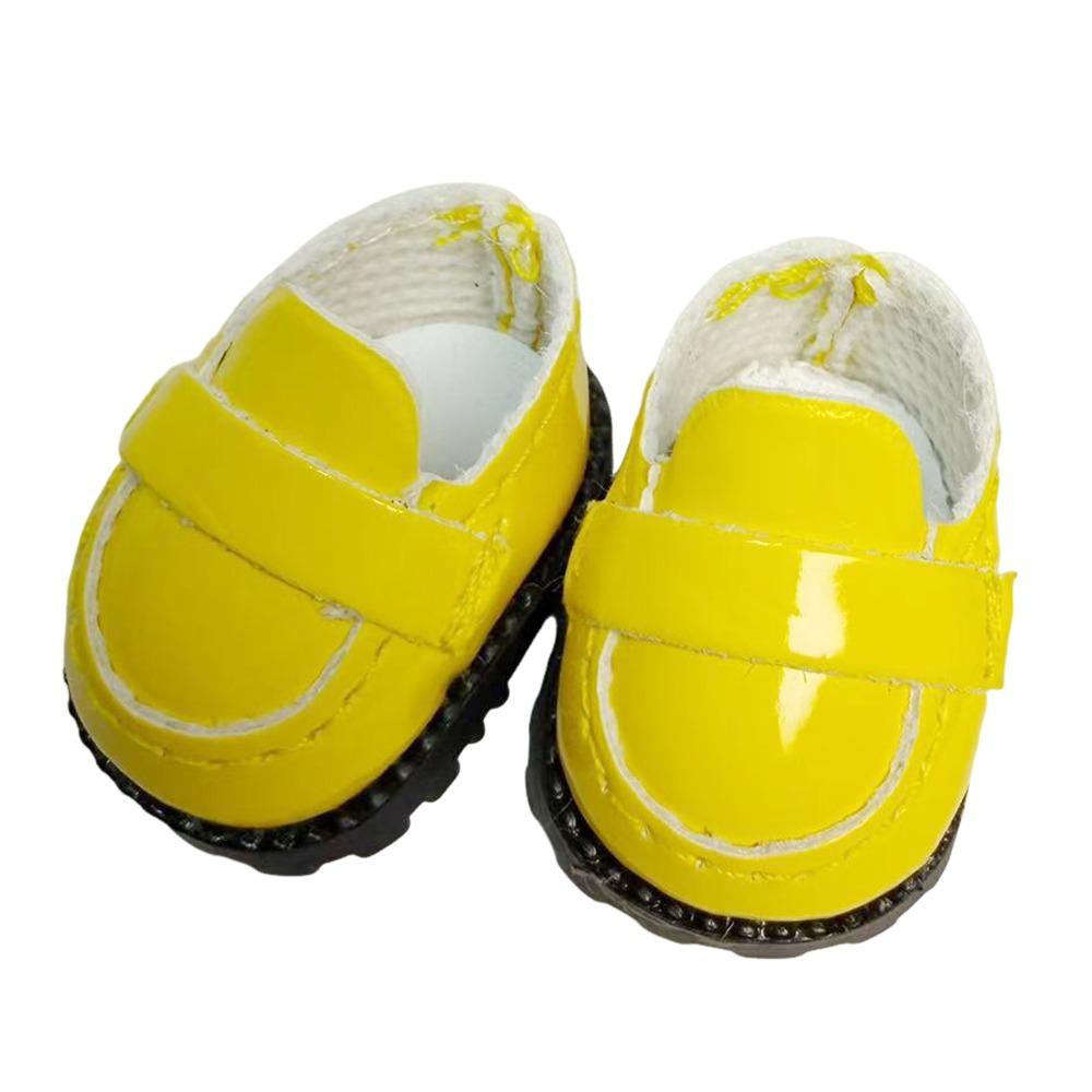 Leather Material Doll Leather Shoes 3.5cm Size Mini Doll Shoes Mini Doll Doll Boots OB27 Doll