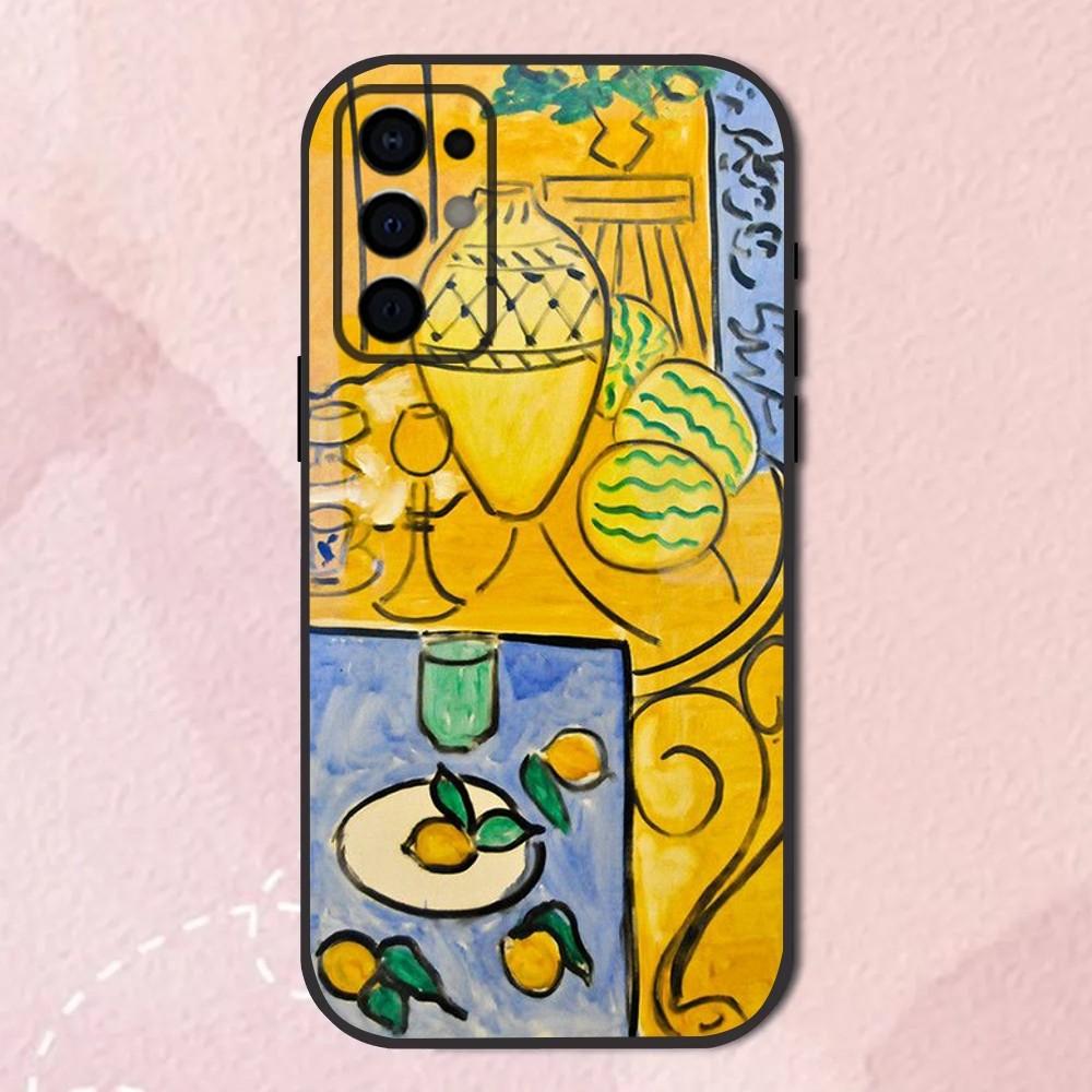 Henri Matisse Art Painting Phone Case For Samsung S24,S21,S22,S23,S30,Ultra,S20,Plus,Fe,Lite,Note,10,9,5G Black Soft Shell