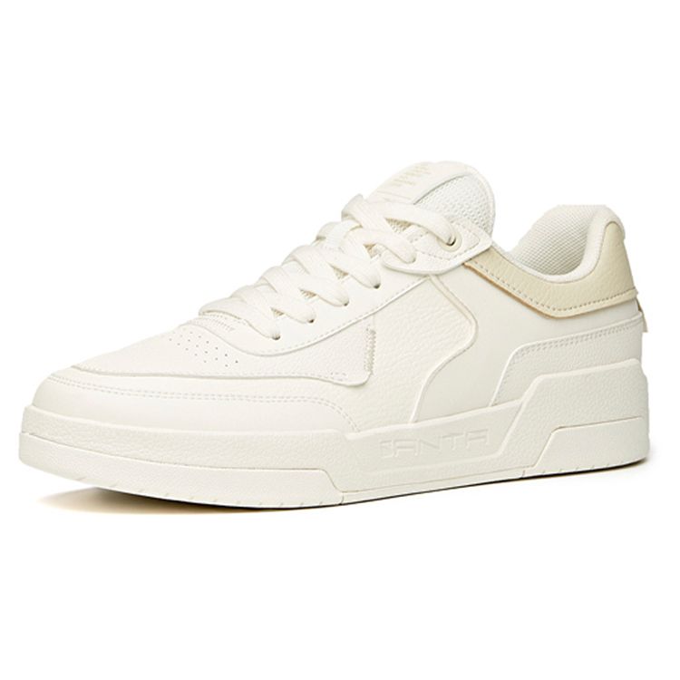 Anta Low Top Skate Shoes Men Shoes White Yellow 912118081-2