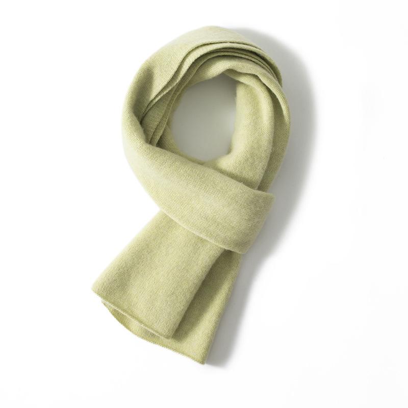 Mary Knitted cashmere scarf, men s and women s winter thickened long cashmere scarf, single shoulder and neck shawl 152-26