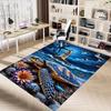 1PC Lighthouse Sea_Turtle Extra Large Non-Slip Floor carpet, Office, family, bedroom, Studio - Large Area Rug,Longlasting Material-K0380