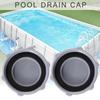 2 szt. Wytrzymałe ABS Korki Zaworów Odpływowych Korek Odpływowy do Basenu Zamienne Korki Zaworów dla P6H1158ASS16 Akcesoria do Basenu