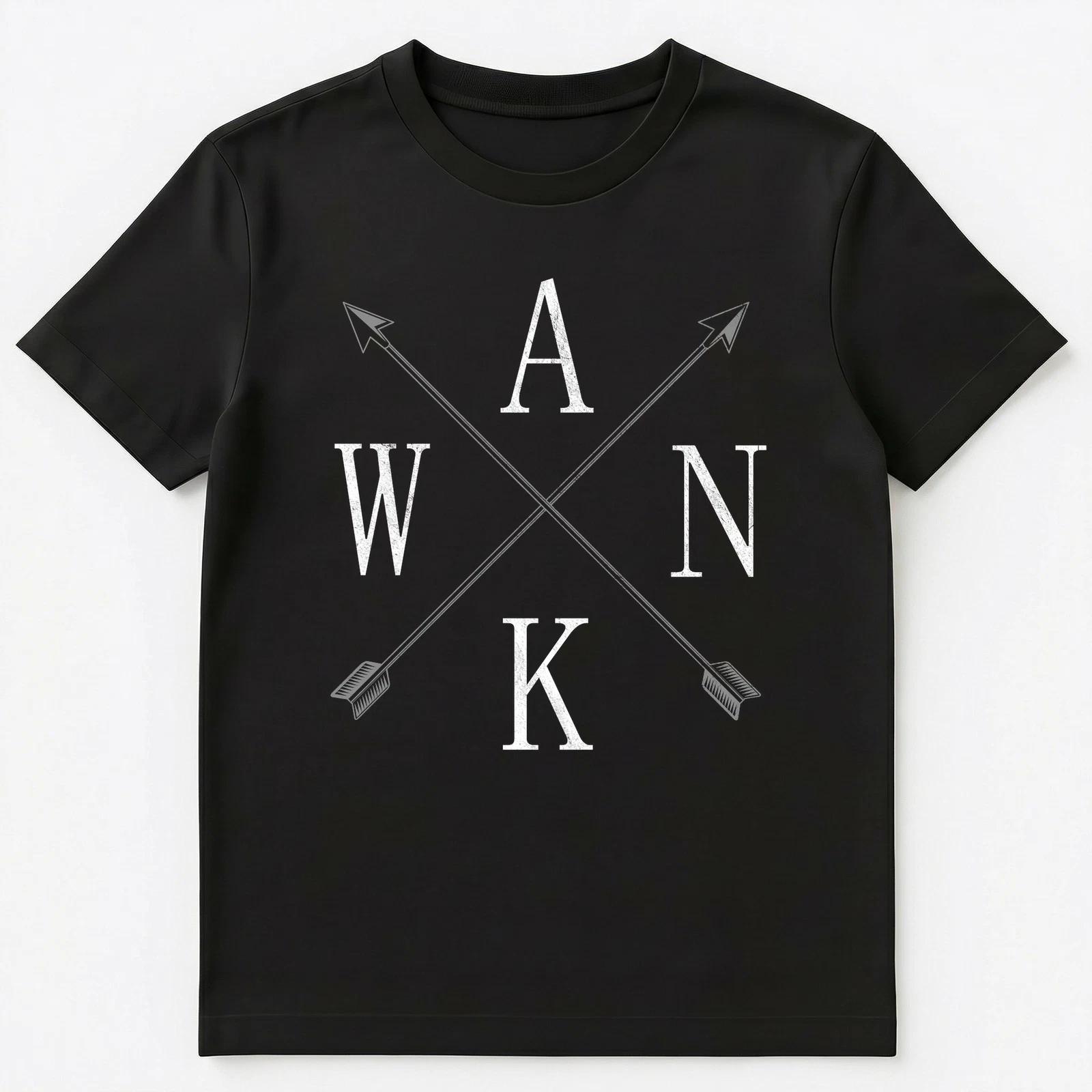 

Minimalist Word Wank With Arrows And Pointers Unisex T-Shirt 3XL