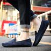 Fashion Men Flat Loafers 2025 Frosted Suede Flat Shoes Comfortable Non Slip Fashion Loafers Lightweight Trendy Outdoor Casual Shoes
