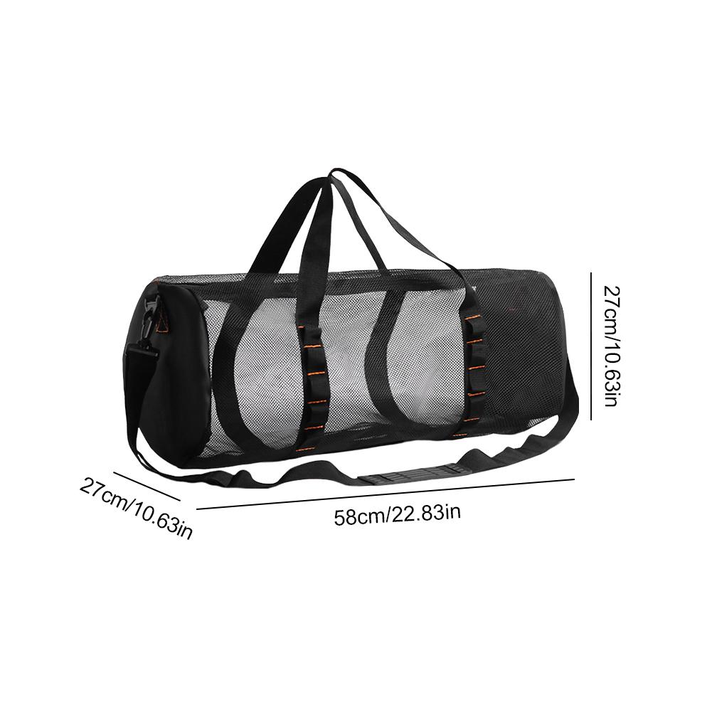 Surfing Swiming Multifunctional Snorkeling Foldable Mesh Tote Portable Nylon Outdoor Scuba Diving Extra Large Beach Storage Bag