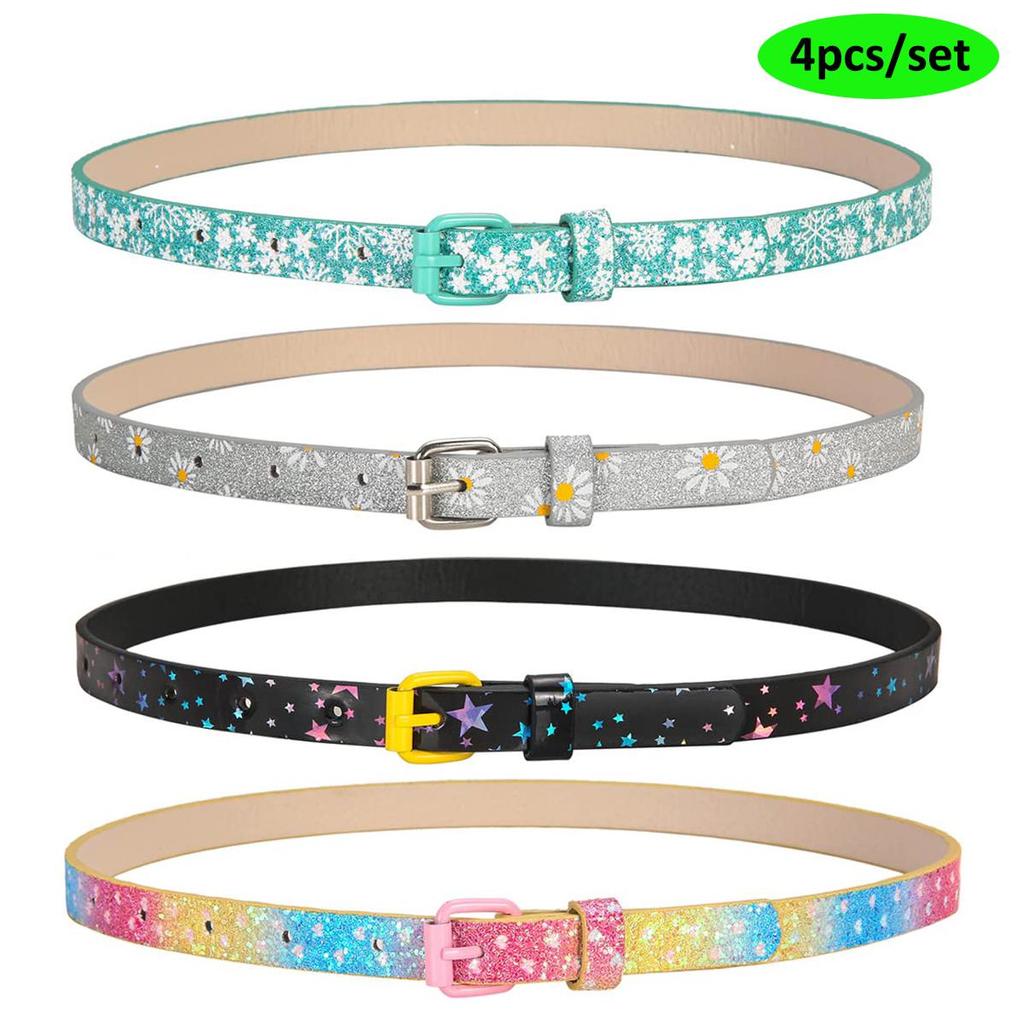 Buy 4 PCS Kids Belts Glitter PU Leather Belt for Boy Girls Colorful Girl Belt with Pin Buckle for Jeans Dress Pants at affordable prices free shipping, real reviews with photos Joom Buy 4 PCS Kids Belts Glitter PU Leather Belt for Boy Girls Colorful Girl Belt with Pin Buckle for Jeans Dress Pants at affordable prices free shipping, real reviews with photos Joom