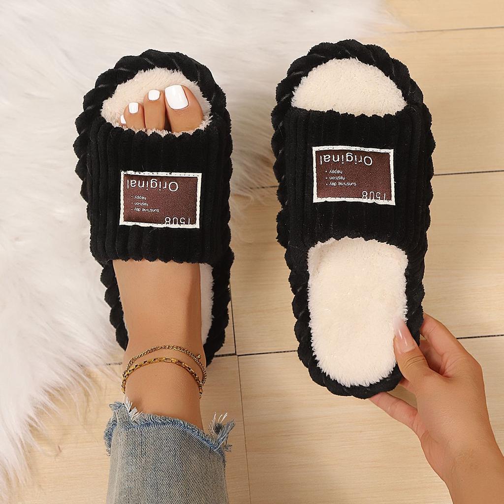 Pantofole Slip-On Gatto Cartone Animato Carine con Cappello da Babbo Natale e Design a Righe - Suola in EVA Antiscivolo, Scarpe da Casa da Interno in Tessuto Morbido per Uomo e Donna,