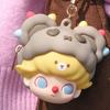 New POP MART Dimoo Date Japanese Style Row Earphone Case Gray IP Merch 9.6cm 1230131103