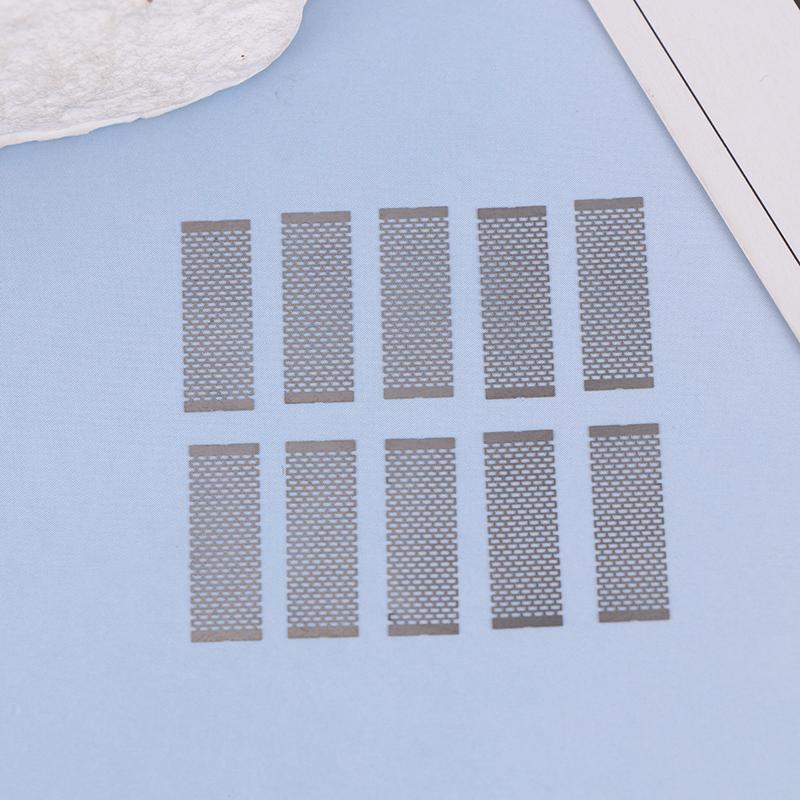 

Meshed Resistance 18.6X2Mm 0.17Ohm Wire A1 Ni80 Coil To Handheld Disassembly Accessary Tools 10Pcs one size