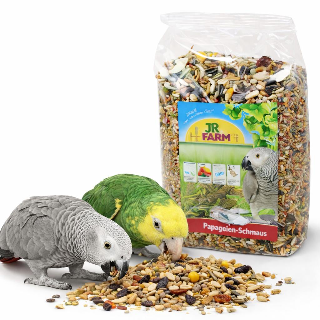 Super Merchant Jr Farm Food For Amazons, African Greys And Other Large Parrots Enriched With Oyster Shells 1Kg