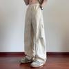 Wassup Sohot Men's Casual Wide-Leg Cargo Pants