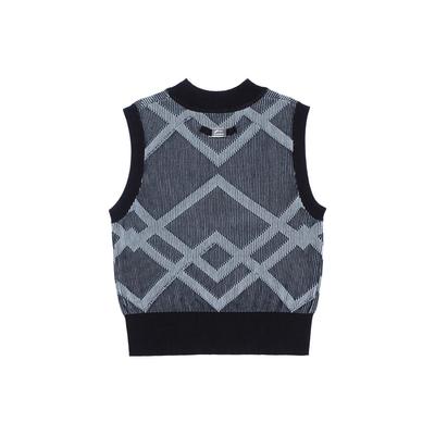 Li Ning Υφή Ζακάρ Μπλούζα Αμάνικη Γυναικεία Γιλέκα Μαύρο AMVS016-1