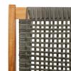 Garden Furniture 2 Pcs Grey 67 X 78 X 73 Cm Solid Acacia Wood
