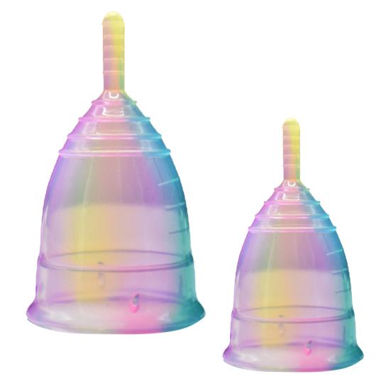 Extra-Thin Skin-friendly Menstrual Cup Silicone Easier to Clean Menstruation Alternative Cup Health Care Tool