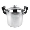 Large Capacity Stainless Steel Pot, Thick and Deep, for Induction Cooker, for Home and Commercial Use, 24cm/9.4in