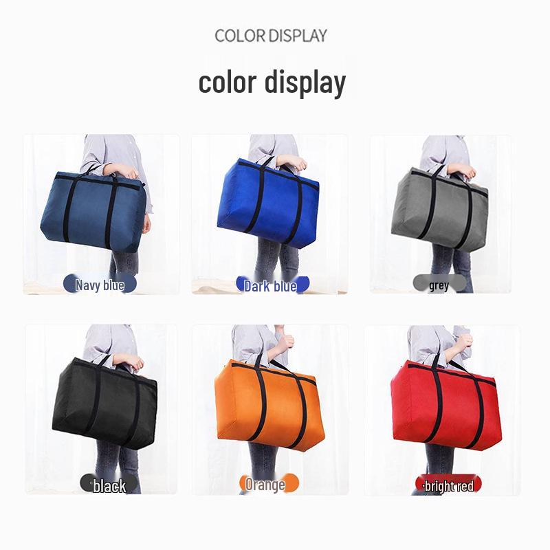 Large Capacity Quilted Moving Bag Thickened Canvas Sack for Clothes Storage 990₽