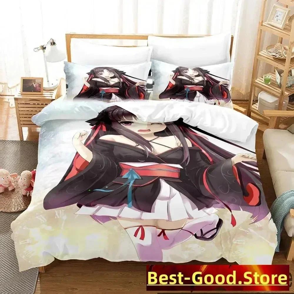Comforter Anime Unbreakable Machine-Doll Bedding Set Bed Set Comforter King Queen Size Boys Adult