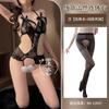 Sexy lingerie sexy hot lace one-piece pure desire bow small chest free uniform tights