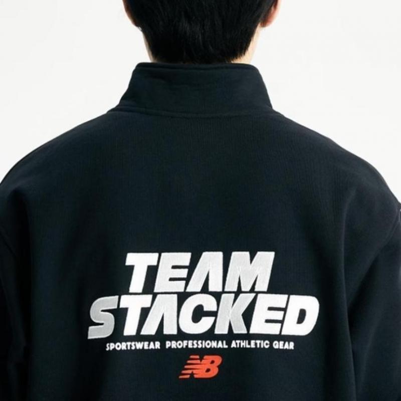 New Balance Sweatshirt Brushed Half Zip Up Sweatshirt Nbncd42933 19