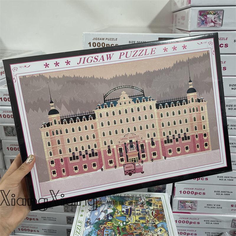 1000 stukjes Black Hell Legpuzzel Puur Zwart creatief doe-het-zelf puzzel Creativiteit Stel je speelgoed voor Magische puzzels geduld speelgoed