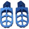 AnXin Motorcycle Foot Pegs Footpeg Pedals FootRest for PW50 1981- PW80 1983-2006 Pit Dirt Bike Blue