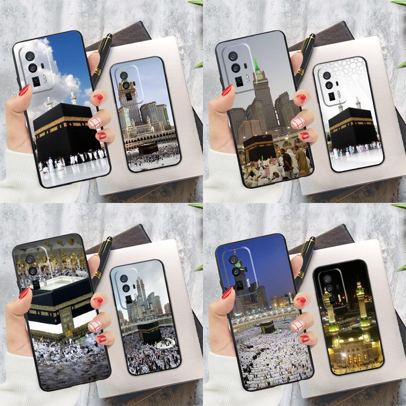 Holy Mosque Makkah Case For Xiaomi 14T Pro 13T 12T 11T 13 14 Ultra POCO X6 F6 Pro M6 X3 X5 M5s F3 F5 Cover