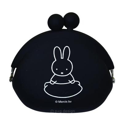 PG Design POCHI Miffy Small Black Pouch,