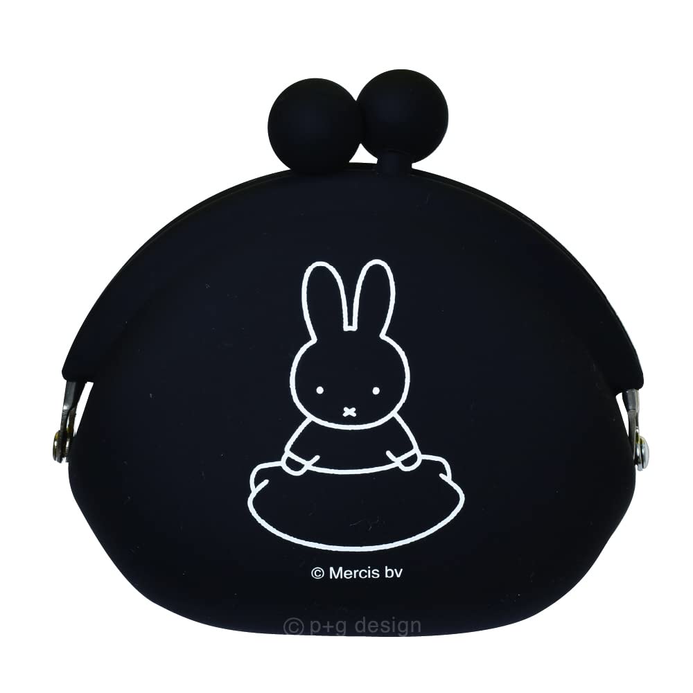 PG Design POCHI Miffy Small Black Pouch,
