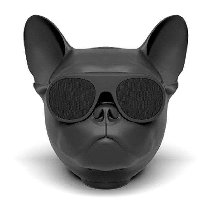 Bezdrátový Bluetooth reproduktor Módní Bulldog Head Design Basový reproduktor Touche HIFI