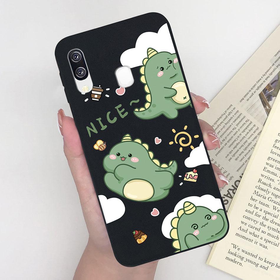 Leopard Print Case For Samsung A40 Phone Cover Soft Silicone Matte Cases For Samsung Galaxy A40 A 40 SM-A405F Bumper Funda Capa