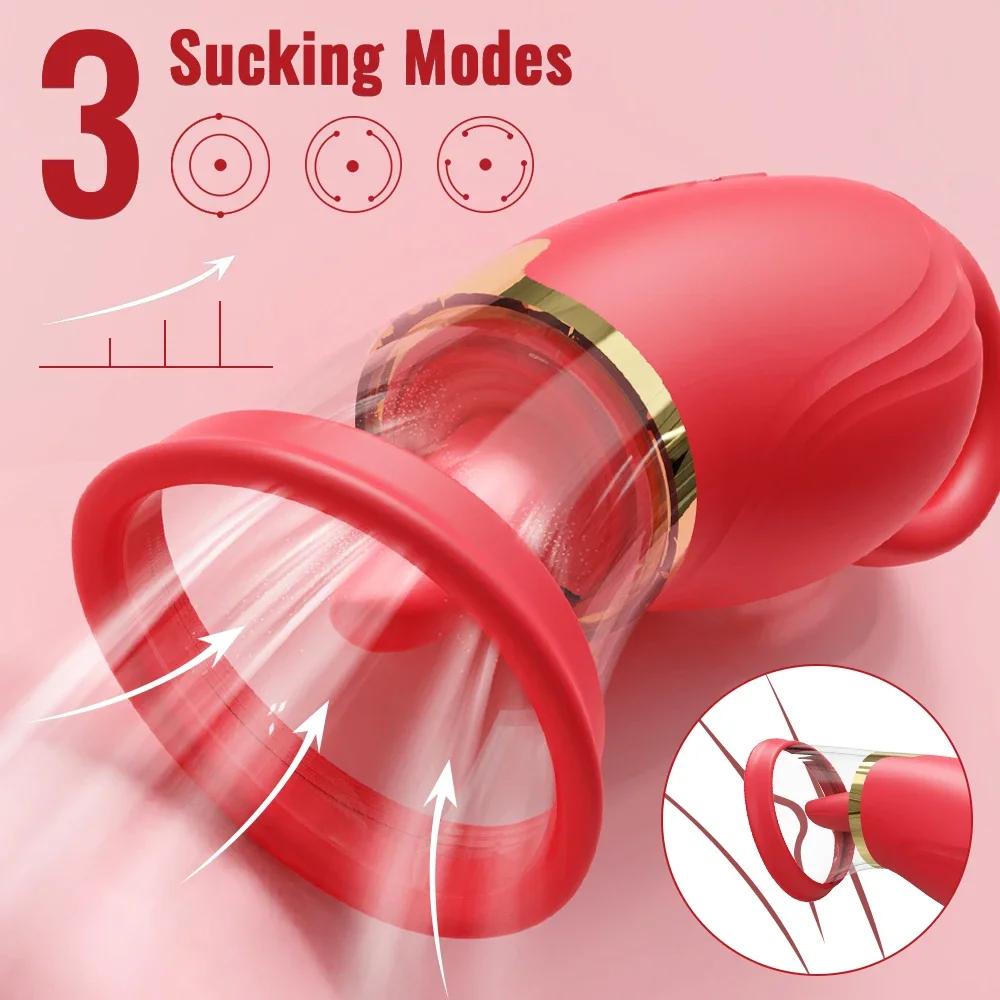 Powerful Swing Tongue Licking Vibrator for Women Oral Sucking Nipple Sucker Clitoris Stimulator Sex Toys Goods for Female Adults