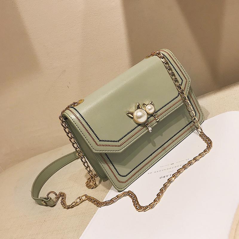 2025 Trendy Women s Chain Shoulder Bag - Korean Student Fashion, Small Square Crossbody
