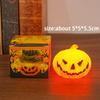 Halloween LEDpumpkin Lantern Light Home Decoration Candle Lamp Halloween Party Supplies Haunted House Horror Props Kids Gift