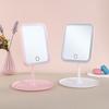 USB Rechargeable LED Vanity Mirror: Portable, INS Style Makeup Mirror with Light for Dorms