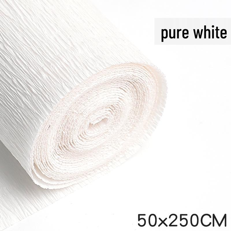 Thick Green Crepe Paper for DIY Handmade Floral Art and Rose Crafting