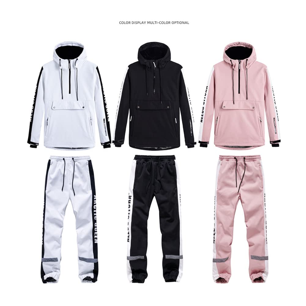HOTIAN Snowboard Wear Set for Men and Ski and Snowboard 9 6 Sizes Water Cold Jacket and Women, Wear, Colors, (XS-2XL), 10,000mm Resistance,