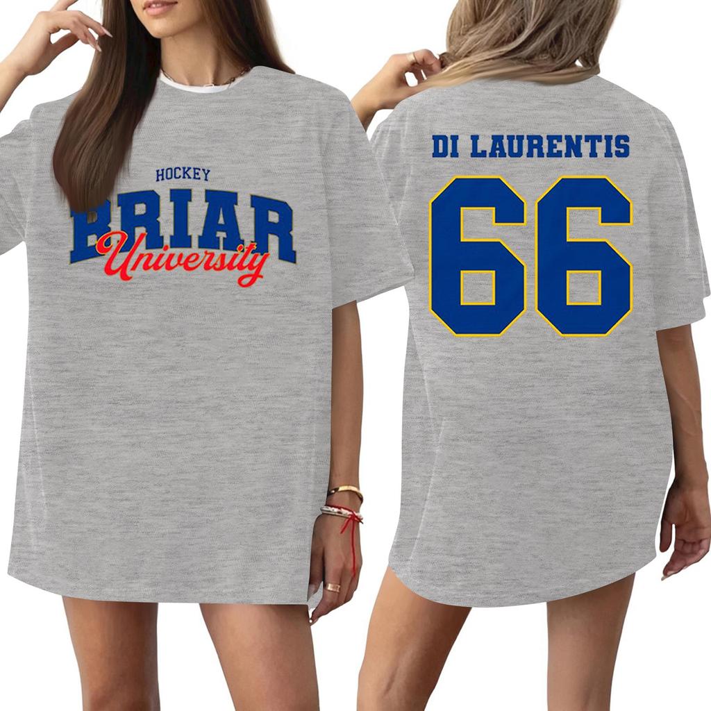 Women's Casual Short Sleeve T-Shirt Letter Print Loose Fit Crew Neck Top Lightweight Comfortable Soft Fabric Daily Wear