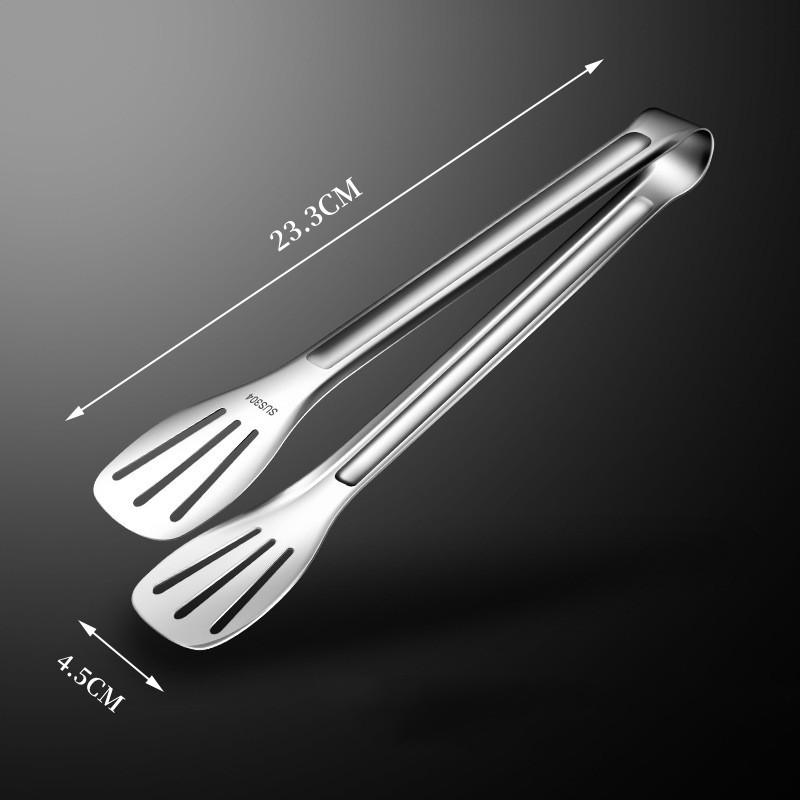 

9/12/14 In 304 Stainless Steel Food Clip Steak Bread BBQ Meat Salad fruit Picnic Party High Quality Kitchen Baking Cooking Tools