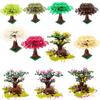 Street View Children's Toys Tree Stools Plants Toy Gifts Flowers Colorful tree Compatible MOC Accessories City Building Blocks Children's Park