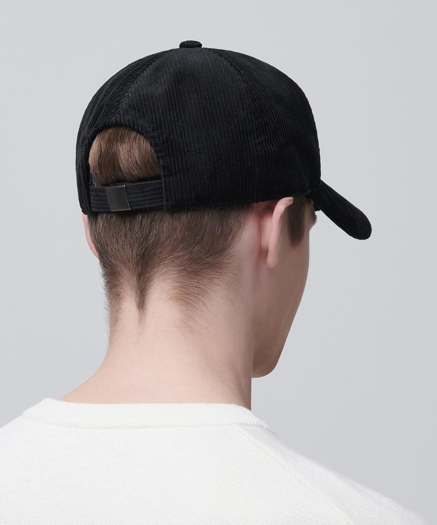 MUSINSA STANDARD Oversized Corduroy Ball Cap [Black]