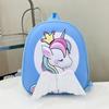 Backpack Eva Kids Material With Unicorn Cartoon Print High Capacity For Daily