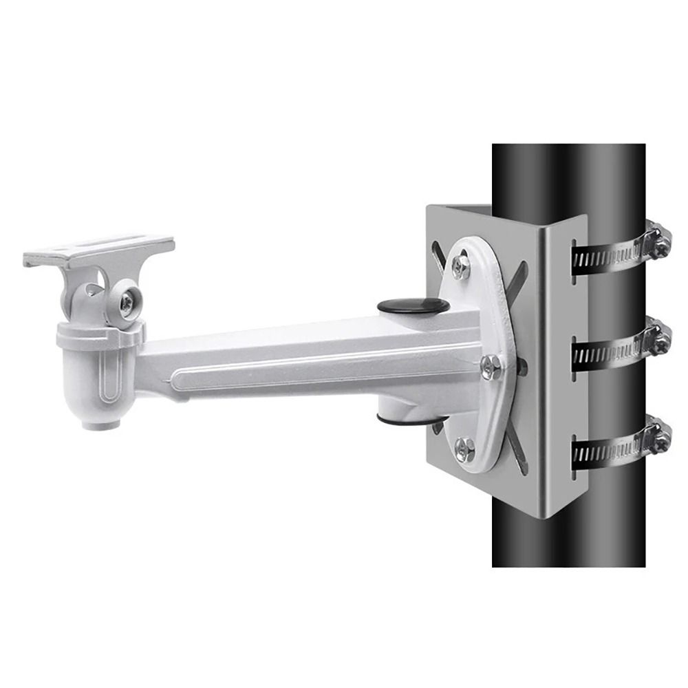 1 Satz Universelle Überwachungs-Halterung mit 100/200 mm langem Bügel-Kamera-Montagepanel für Außenmast