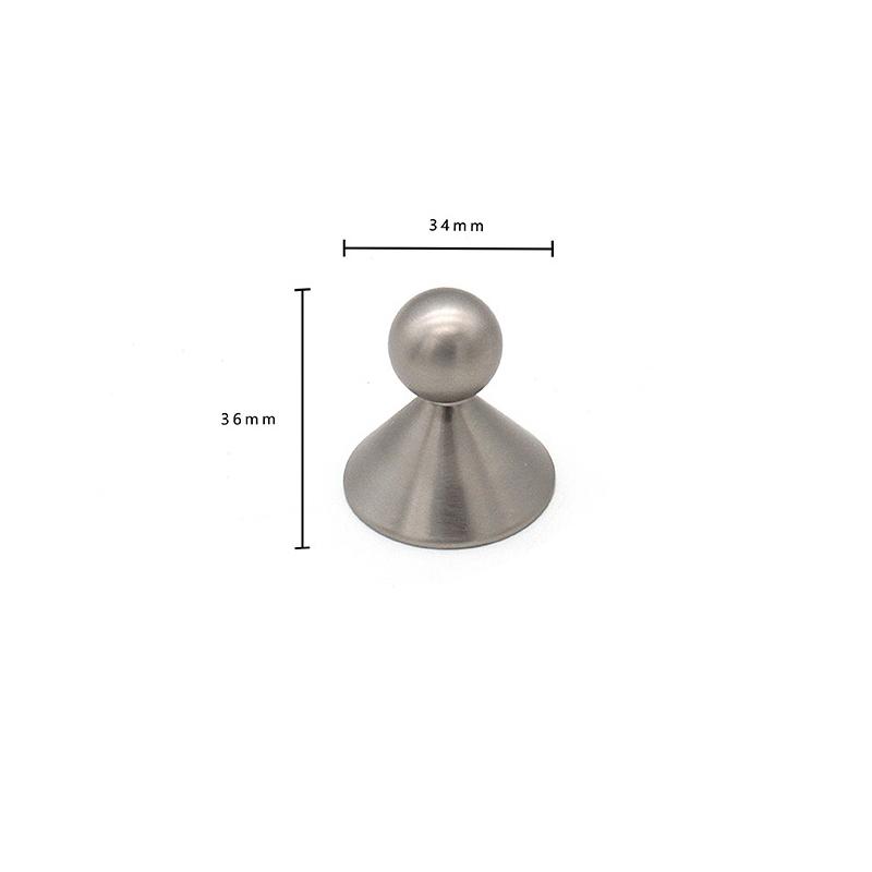Modern Zinc Alloy Wardrobe Door Handle Single Hole Nordic Minimalist Cabinet Knob Drawer Handle Furniture Hardware