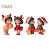 Cartoon Couple Chair Resin Figurines Miniature Fairy Garden Decor Desk Ornaments Dollhouse Accessories