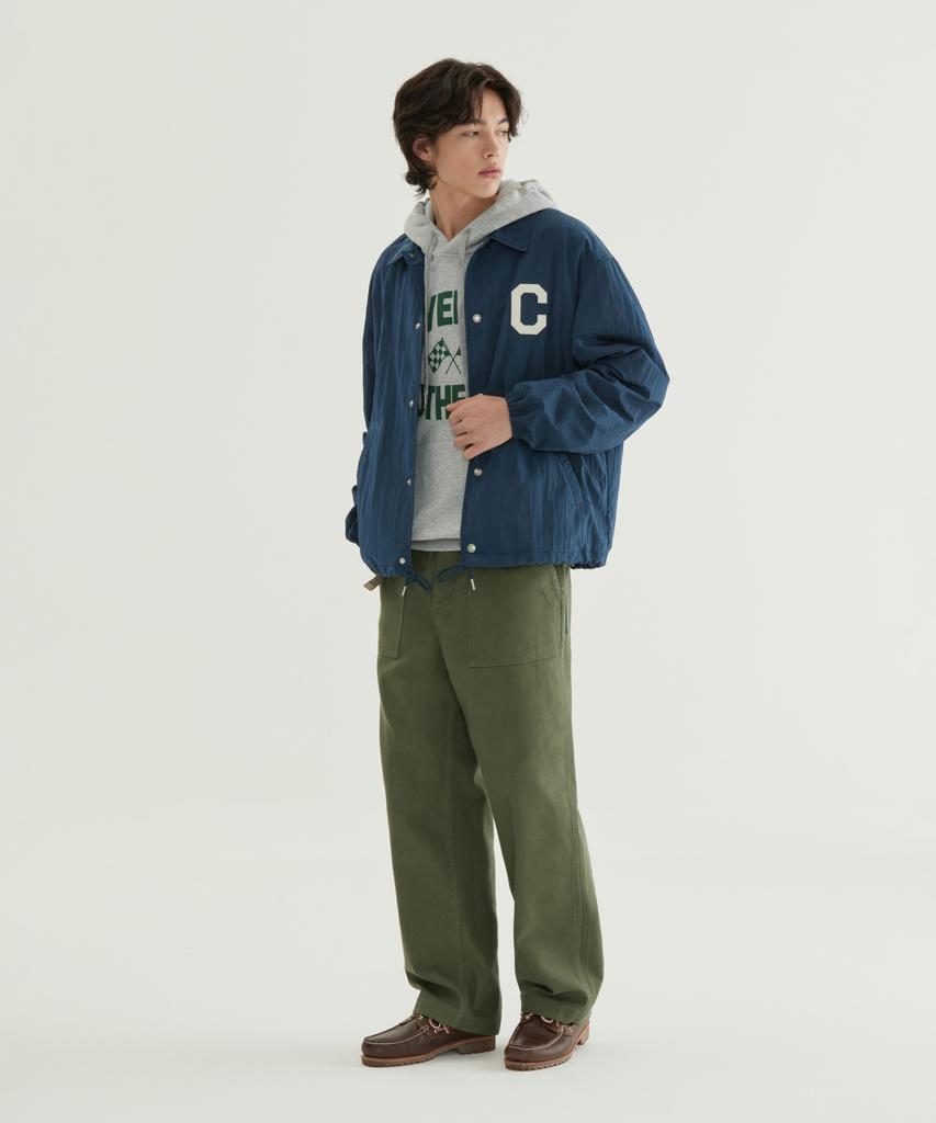 COVERNAT C Logo Coach Jacket New Black